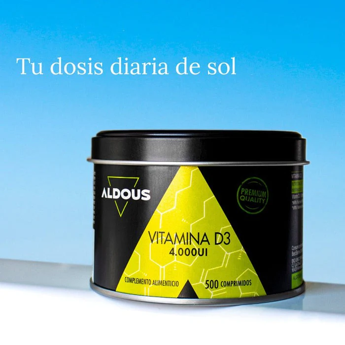 Aldous Vitamina D3 500 comprimidos - Image 3