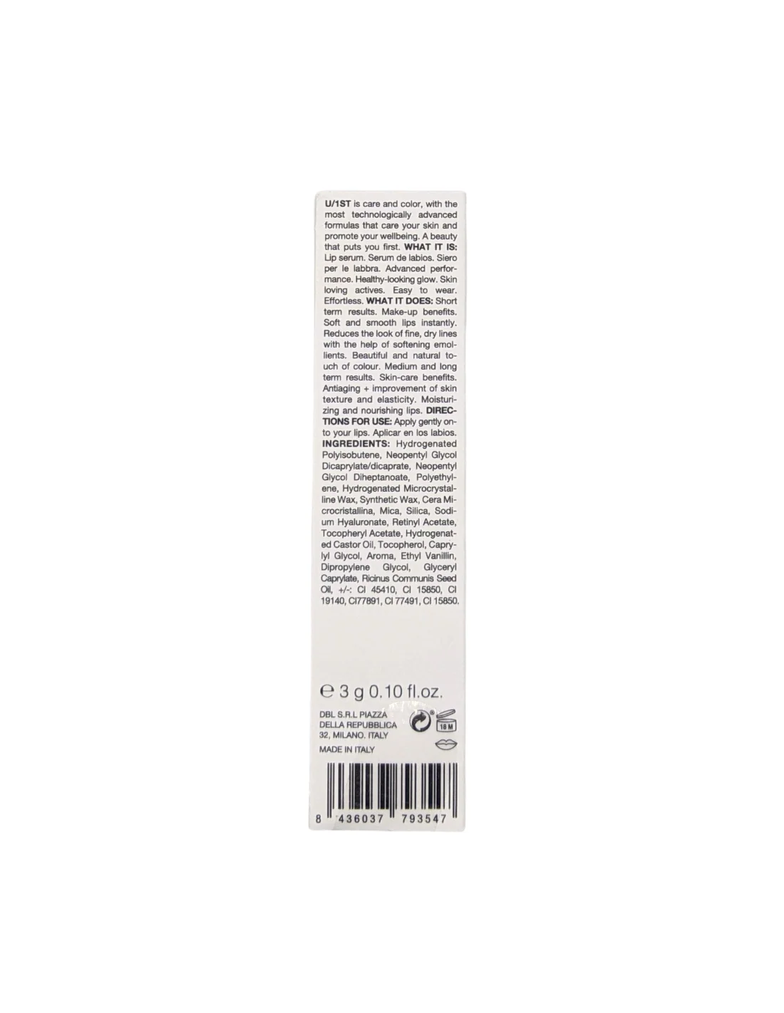 U/1ST Multiactive Advanced Lip Serum Carmen 3 g - Image 4