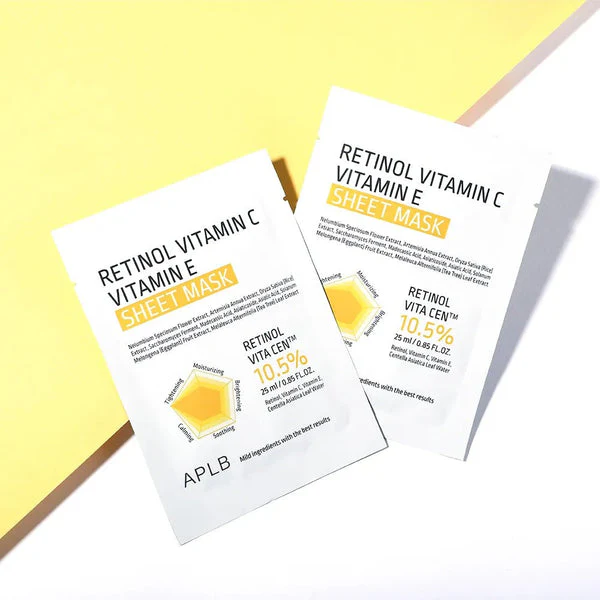 APLB Retinol vitamin C vitamin E sheet mask 25 ml - Image 3