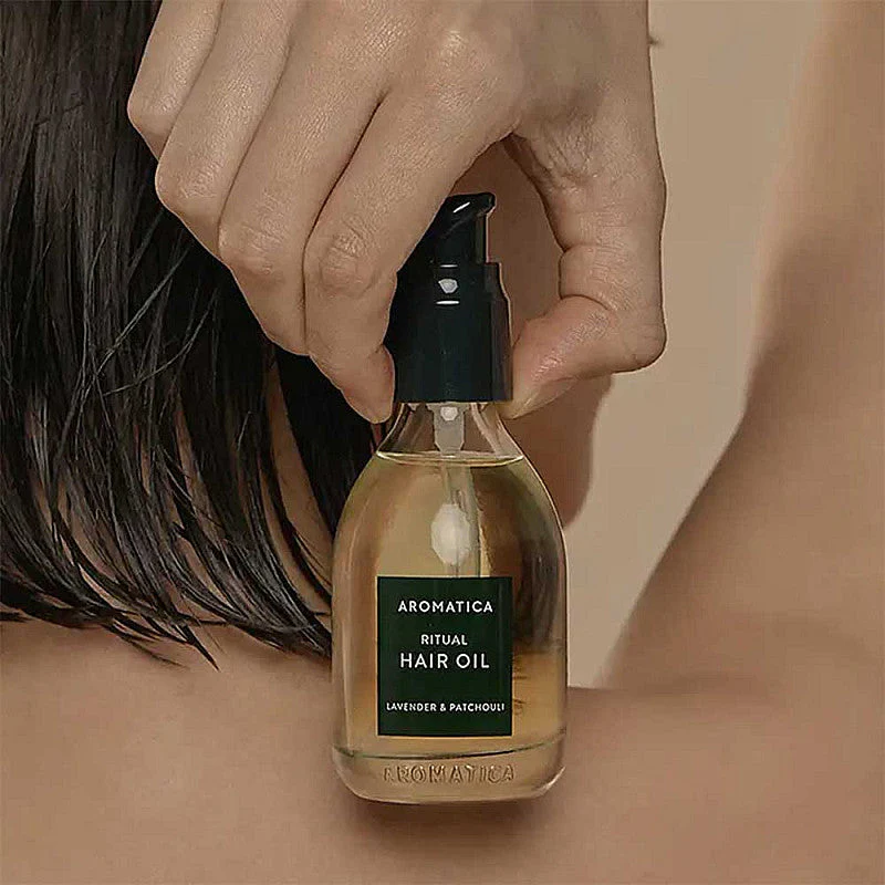 Aromatica Ritual hair oil lavender & patchouli 50 ml - Image 3