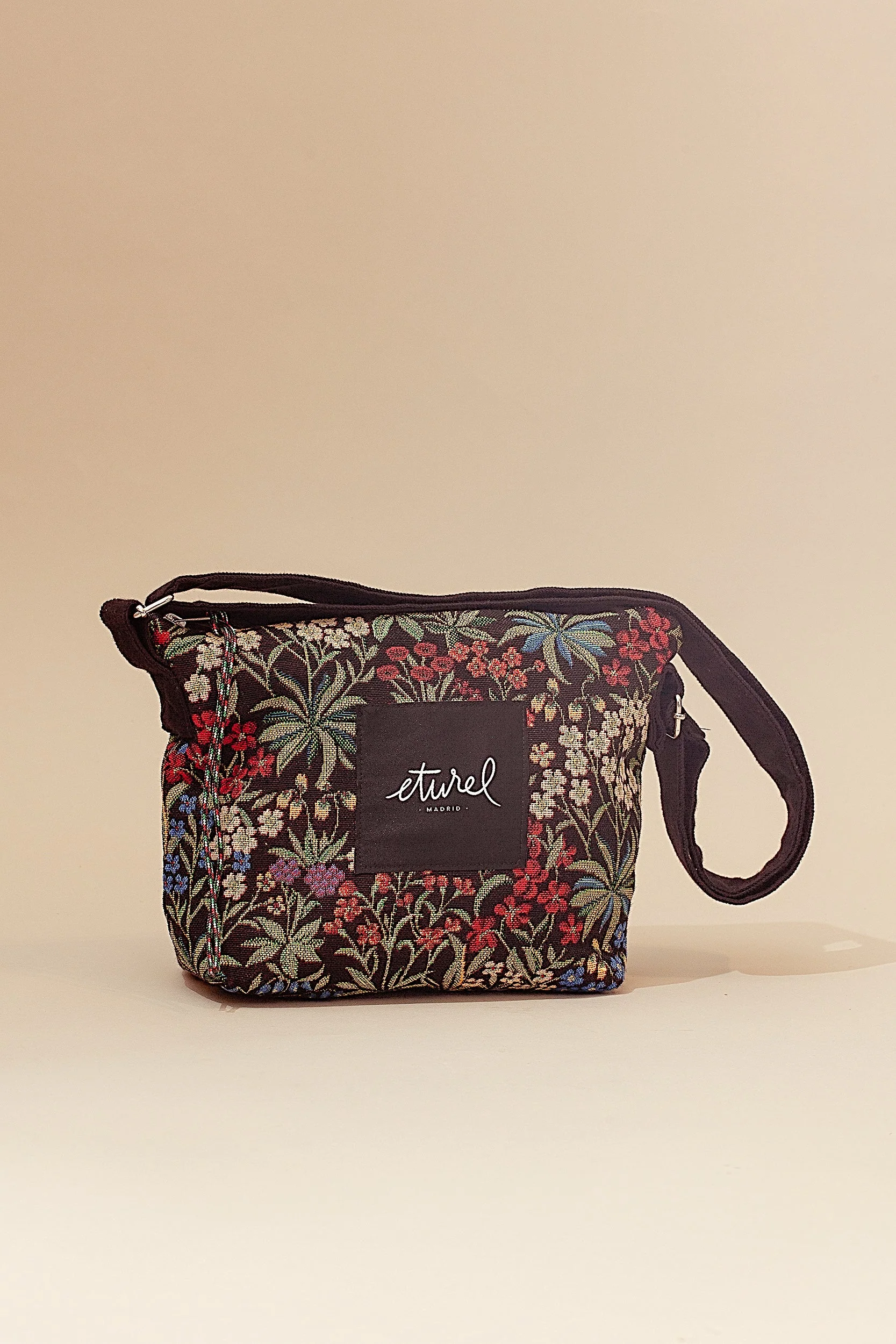 Eturel Bolso bandolera tejido jacquard margaritas - Image 3