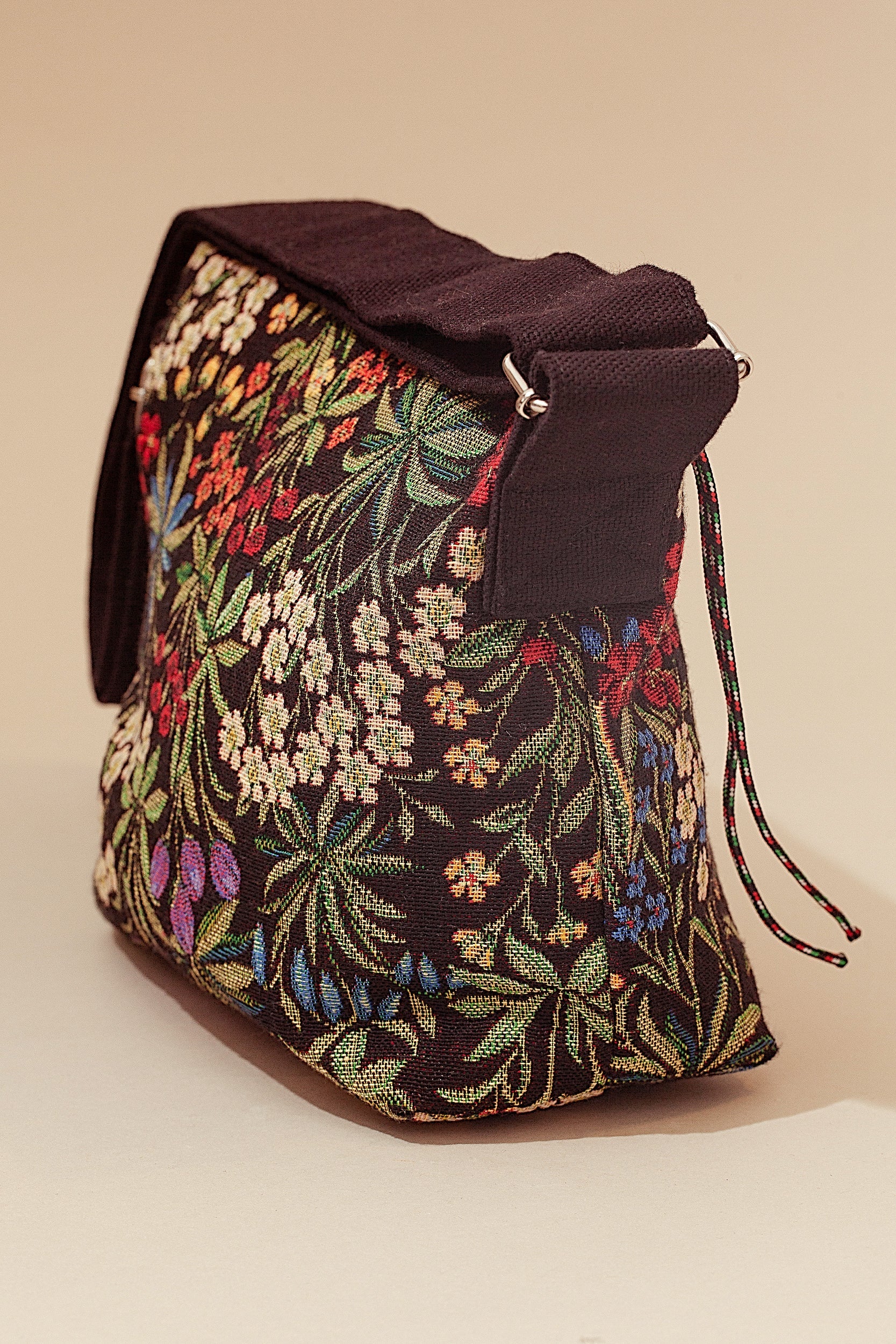 Eturel Bolso bandolera tejido jacquard margaritas - Image 4