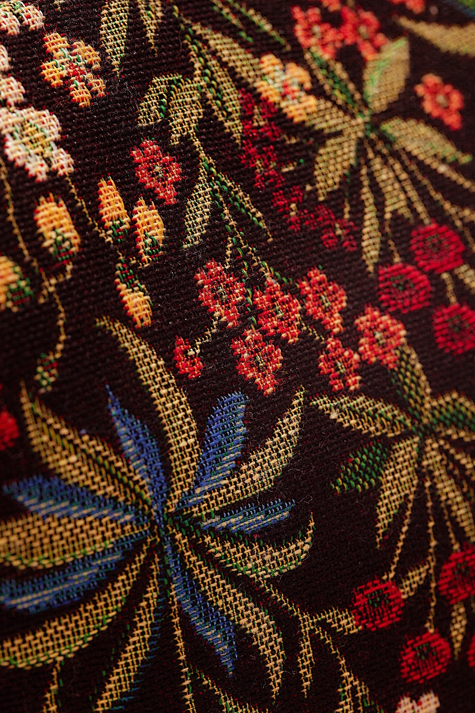 Eturel Bolso bandolera tejido jacquard margaritas - Image 6