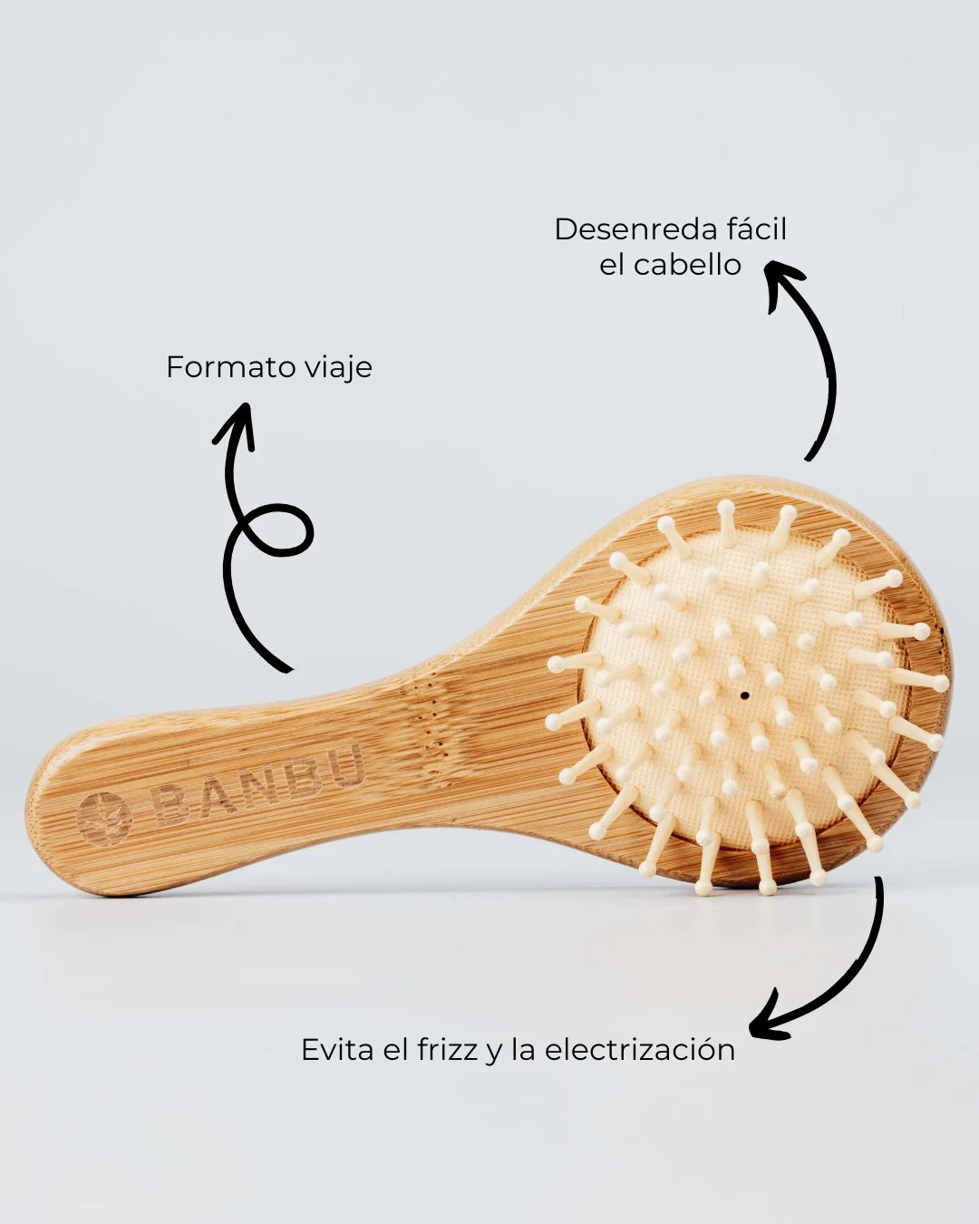 Banbu Cepillo de Madera de Viaje - Image 3