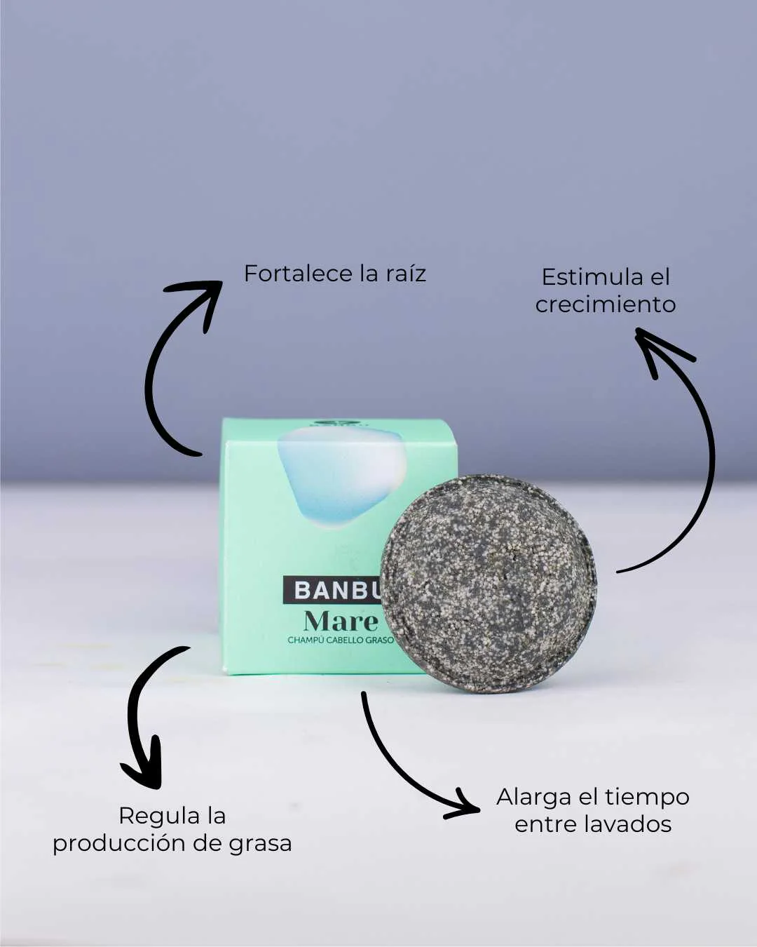 Banbu Champú sólido Eco cabello graso Mare 75 g - Image 5
