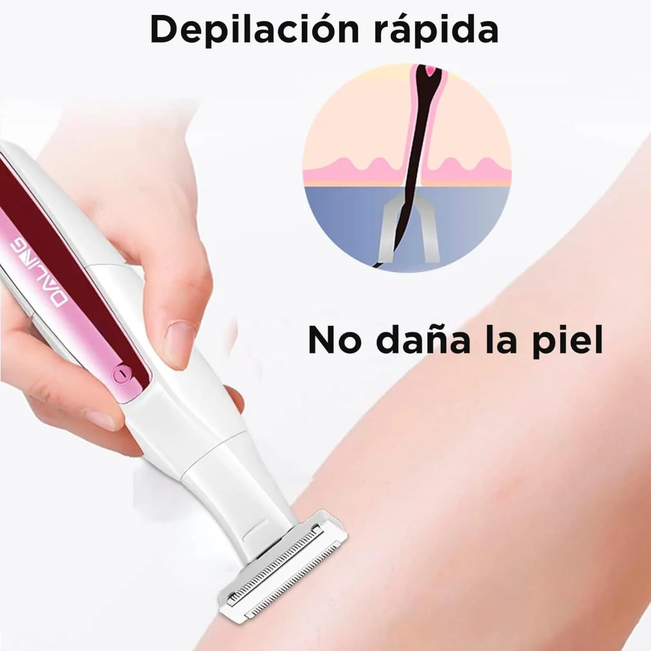 Daling Depiladora Recortadora Corporal 3 en 1 - Image 5