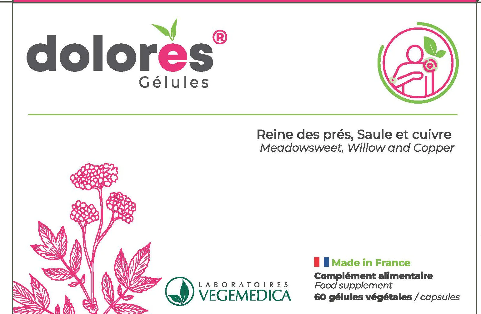 Vegemedica Dolores cápsulas