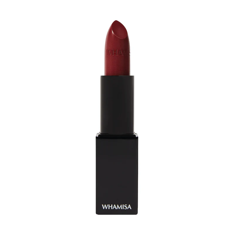 Whamisa Organic flowers lipstick 92 dark red 4 g
