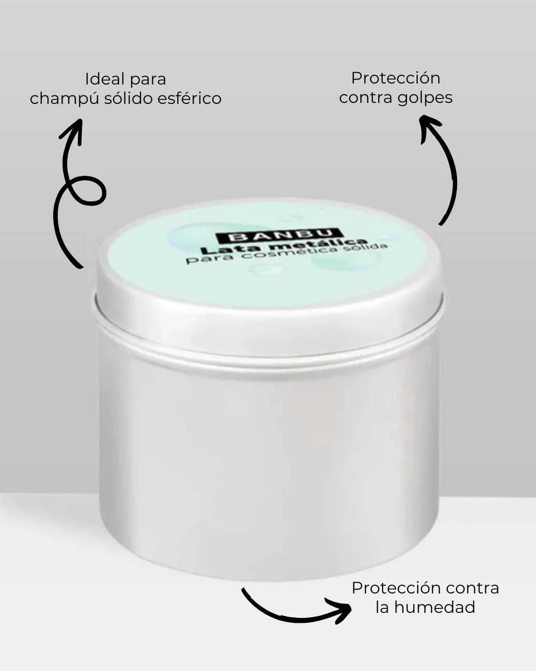 Banbu Lata para champú sólido 67 x 50 mm - Image 3