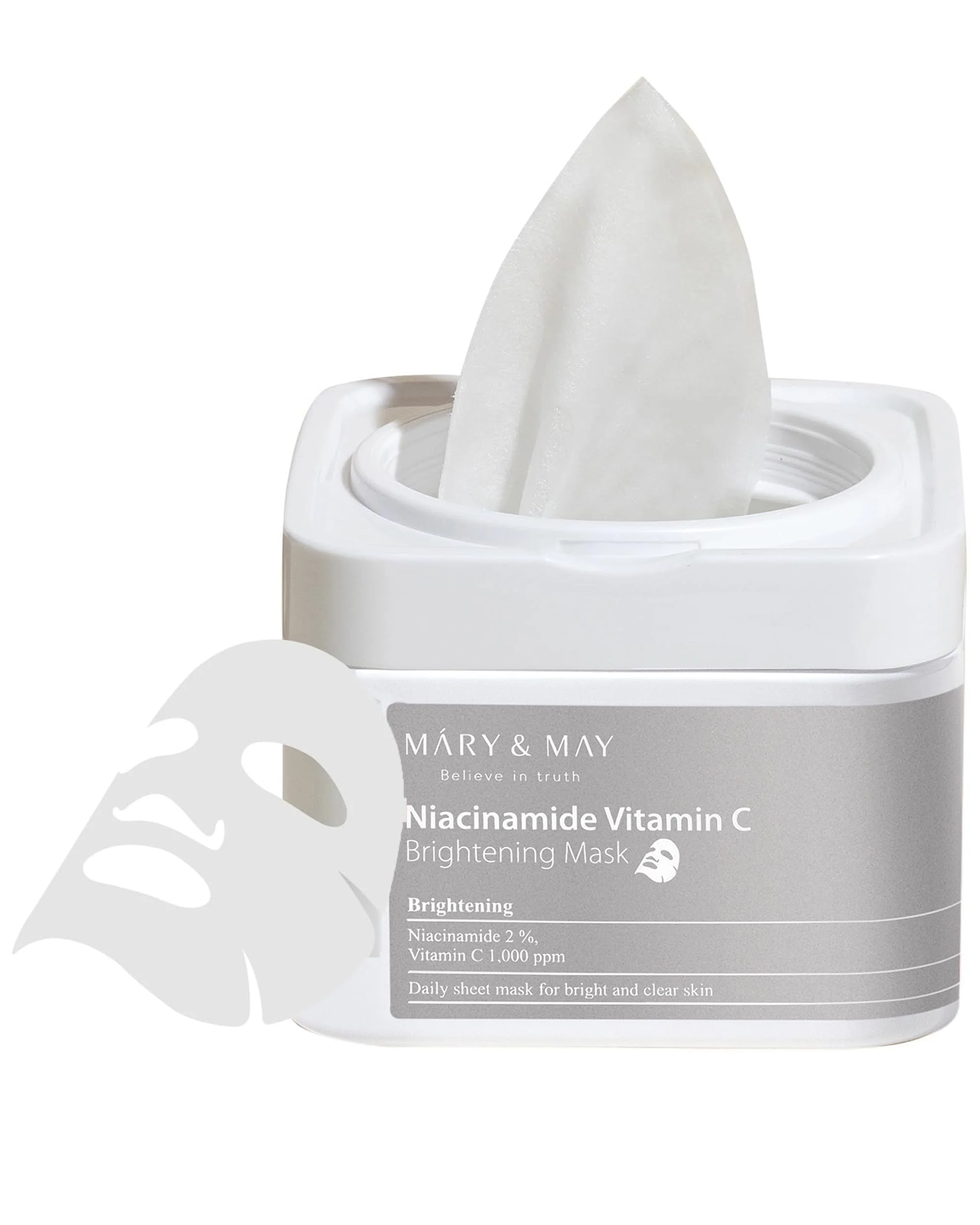 Mary & May Niacinamide Vitamin C Brightening Mask 30 uds