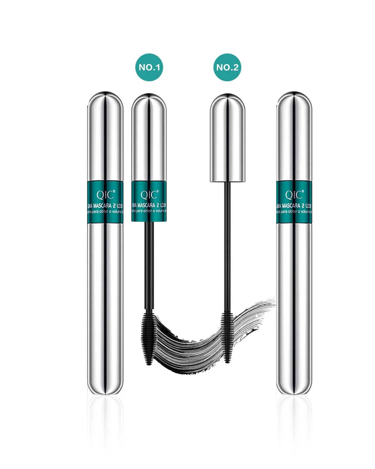 Innova Goods Máscara de pestañas 4D fibra de seda - Image 2
