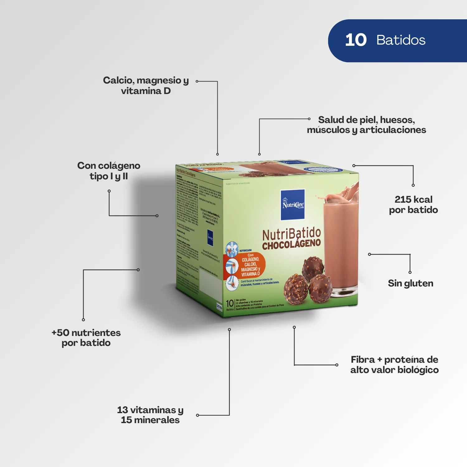 Nutricare Batido Chocolágeno - Image 3