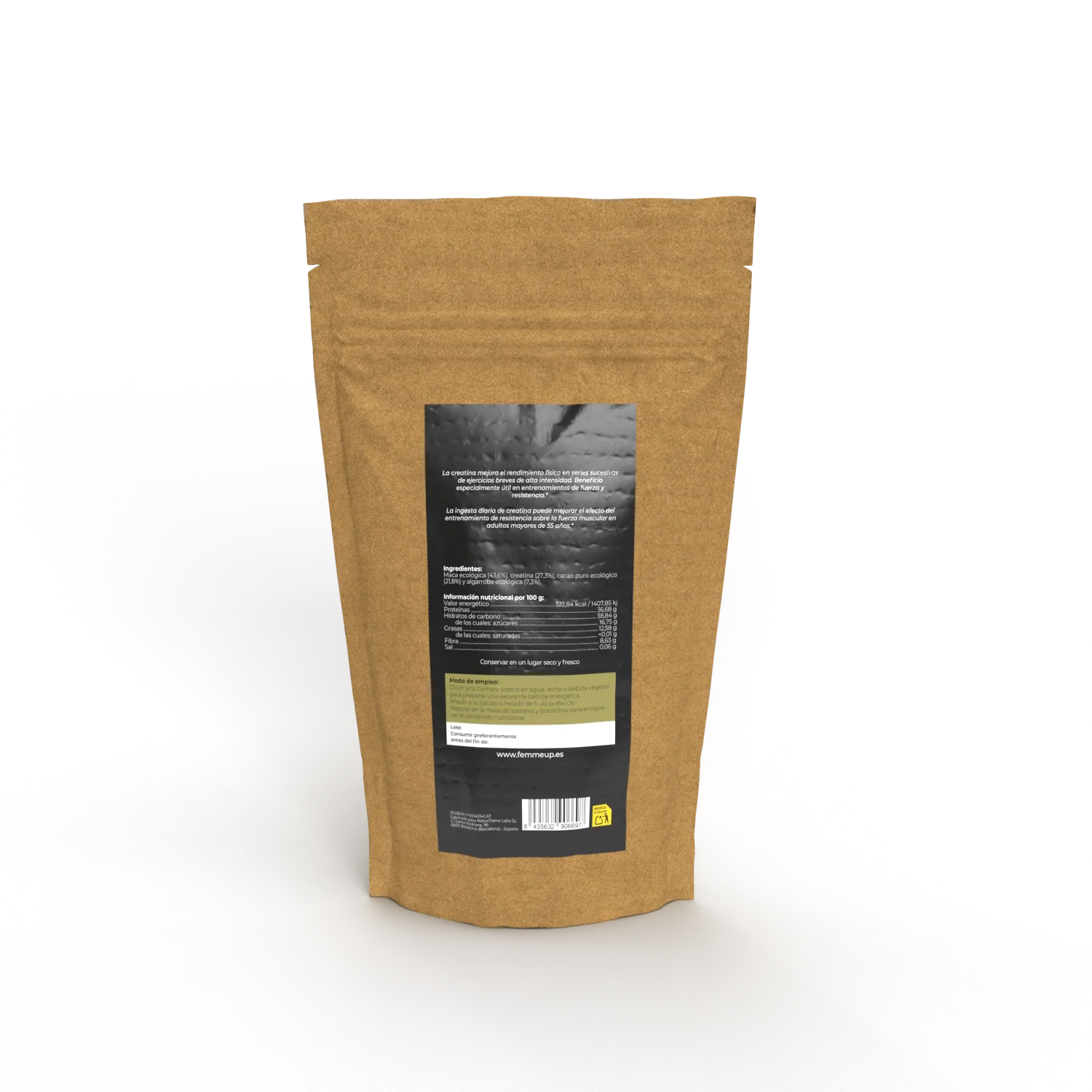 Femmeup Creatina 550 mg - Image 3