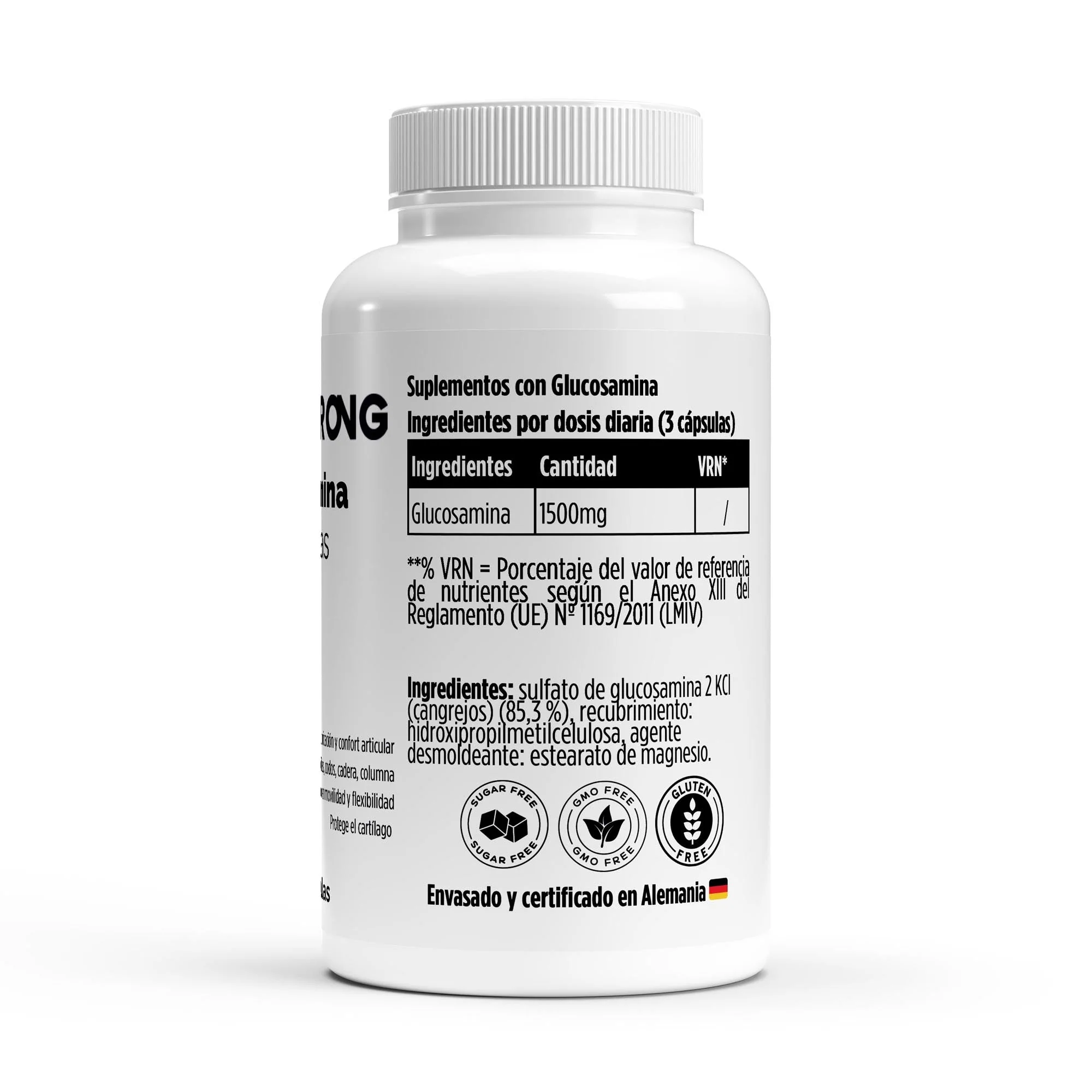 Bornstrong Glucosamina 500 mg 90 cápsulas - Image 2