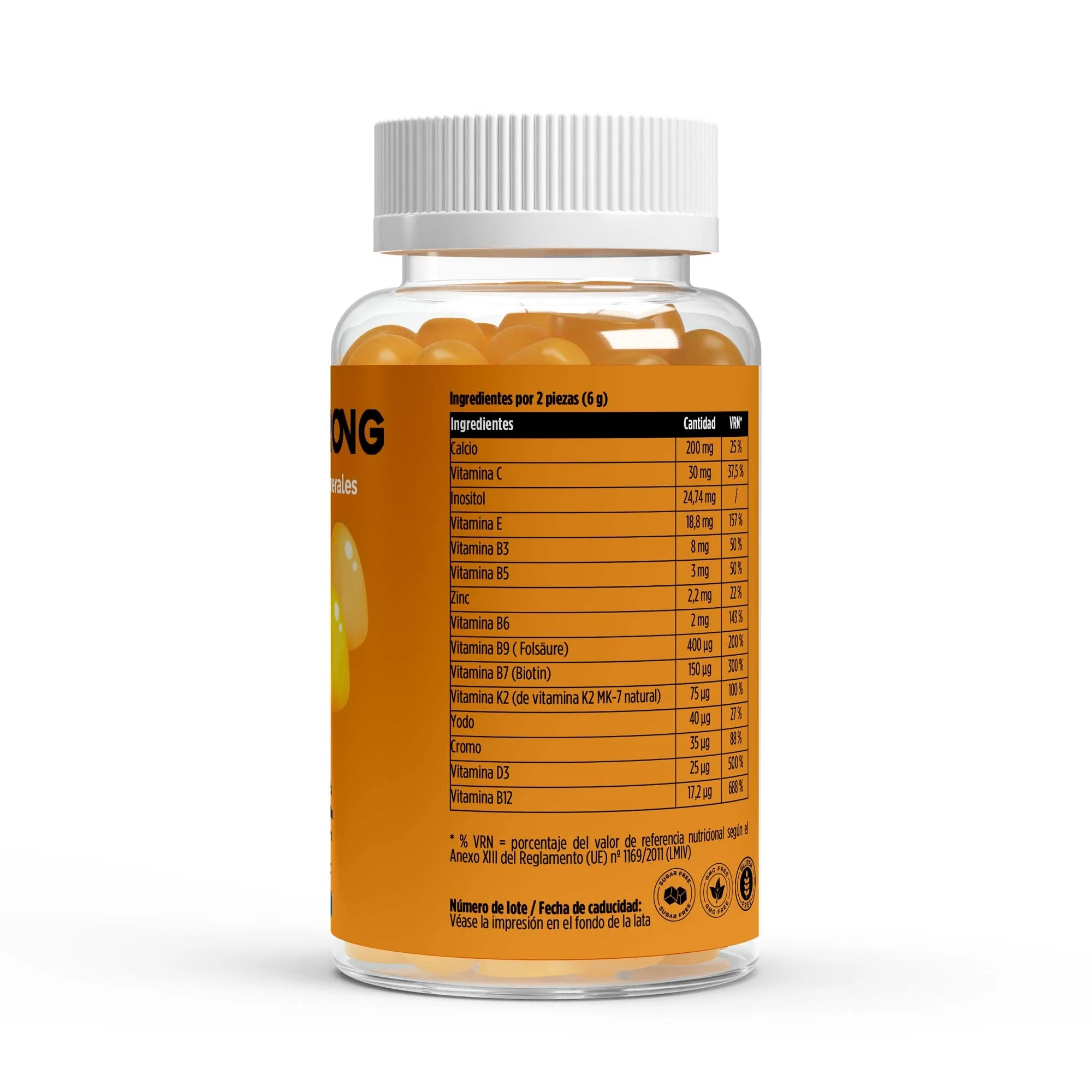 Bornstrong Multivitaminas + minerales gominolas 60 unidades - Image 2