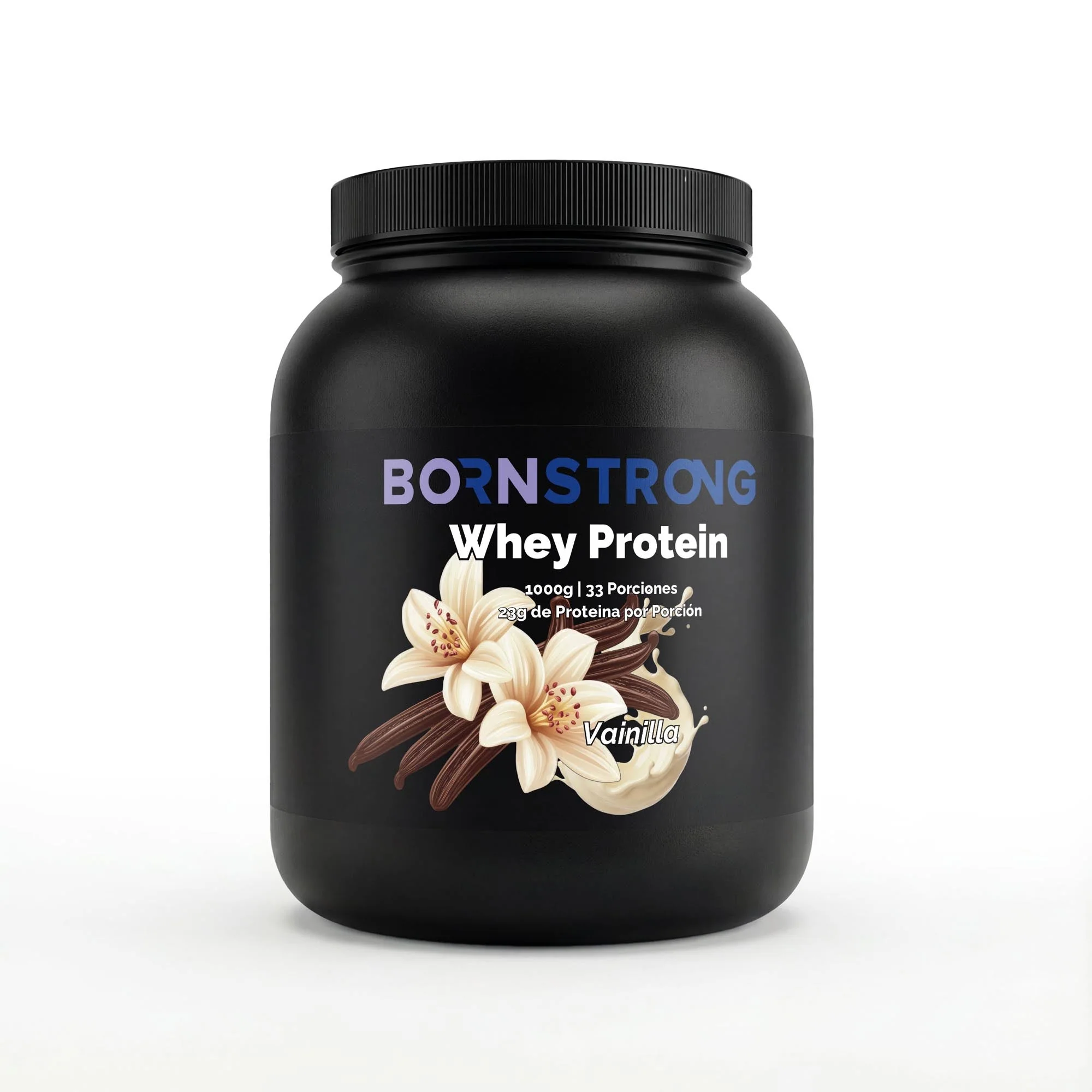 Bornstrong Whey protein vainilla 1000 g