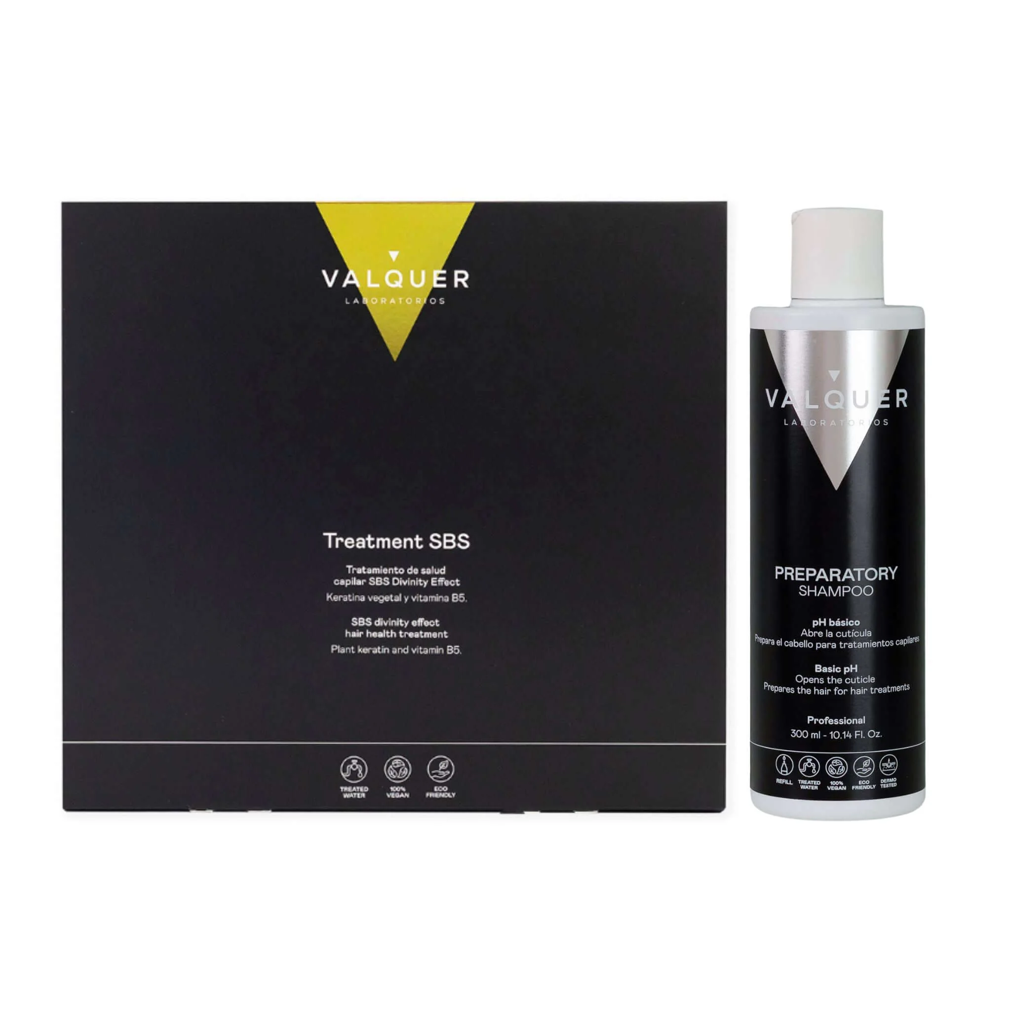 Valquer Pack tratamiento capilar SBS + champú preparador 300 ml