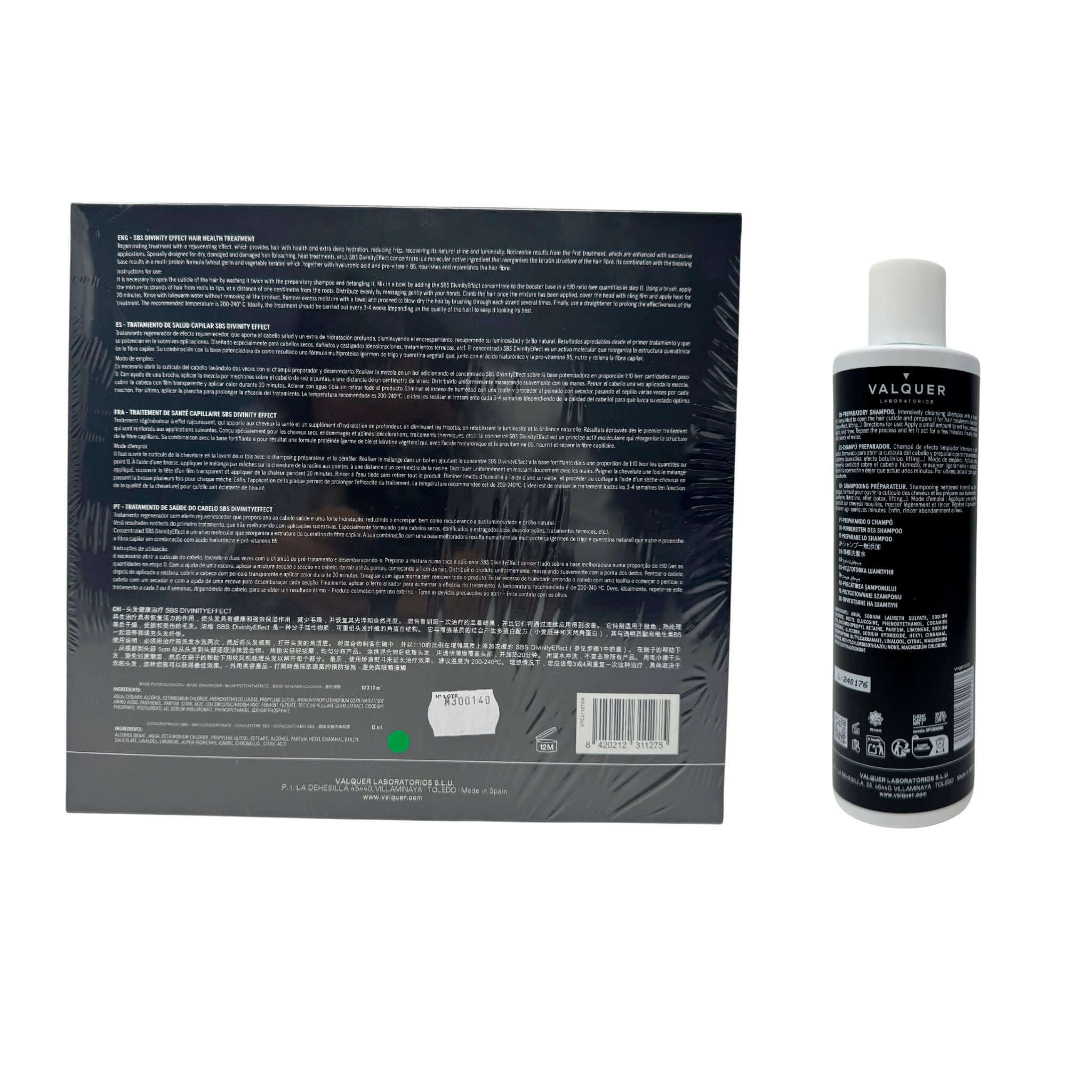 Valquer Pack tratamiento capilar SBS + champú preparador 300 ml - Image 6