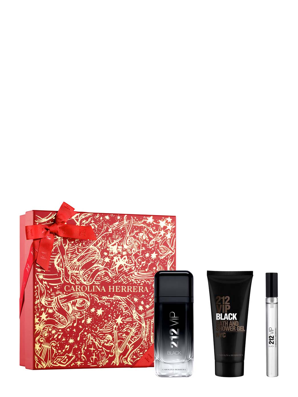 Carolina Herrera 212 VIP Black Eau de Parfum 100ml Set