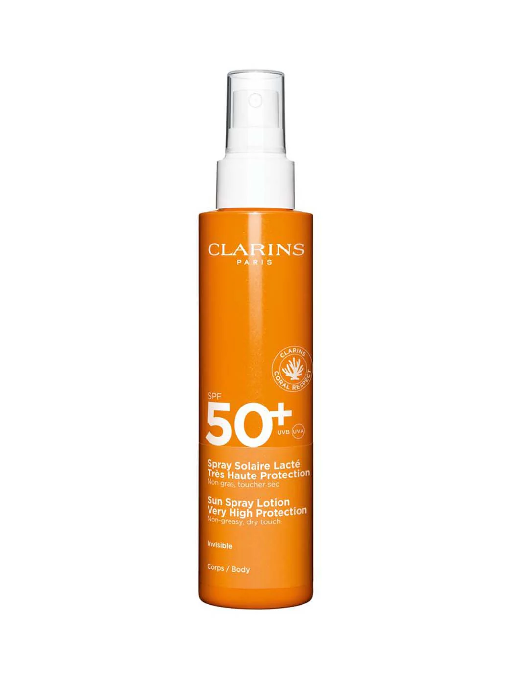 Clarins Spray solar lácteo SPF50+