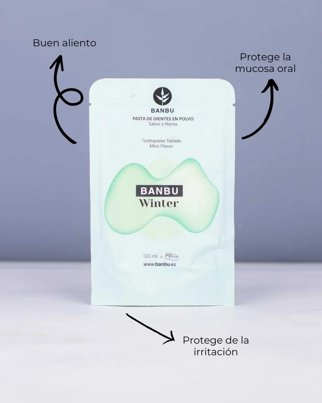 Banbu Refill pasta de dientes en polvo Eco Winter 120 ml - Image 3