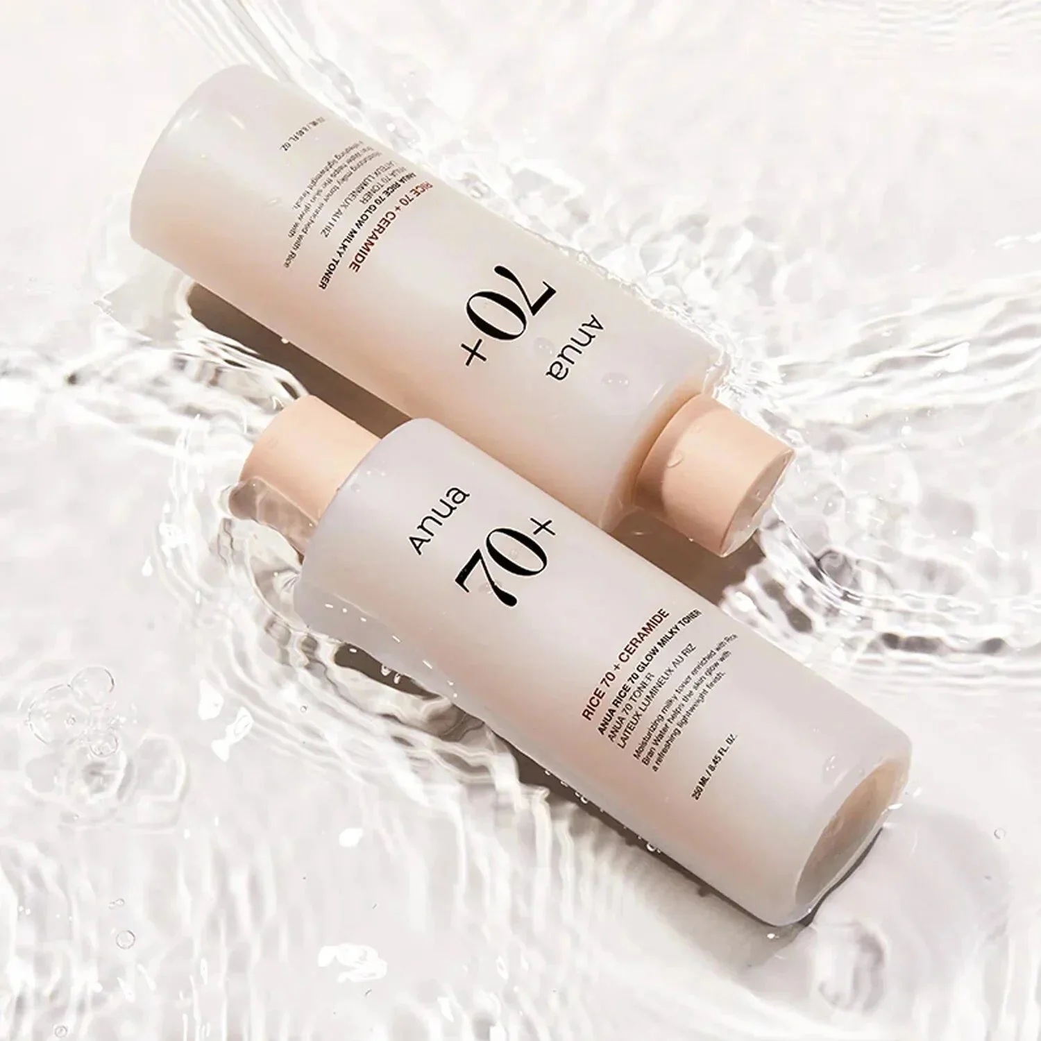 Anua Tónico facial rice 70 glow milky toner 250 ml - Image 4
