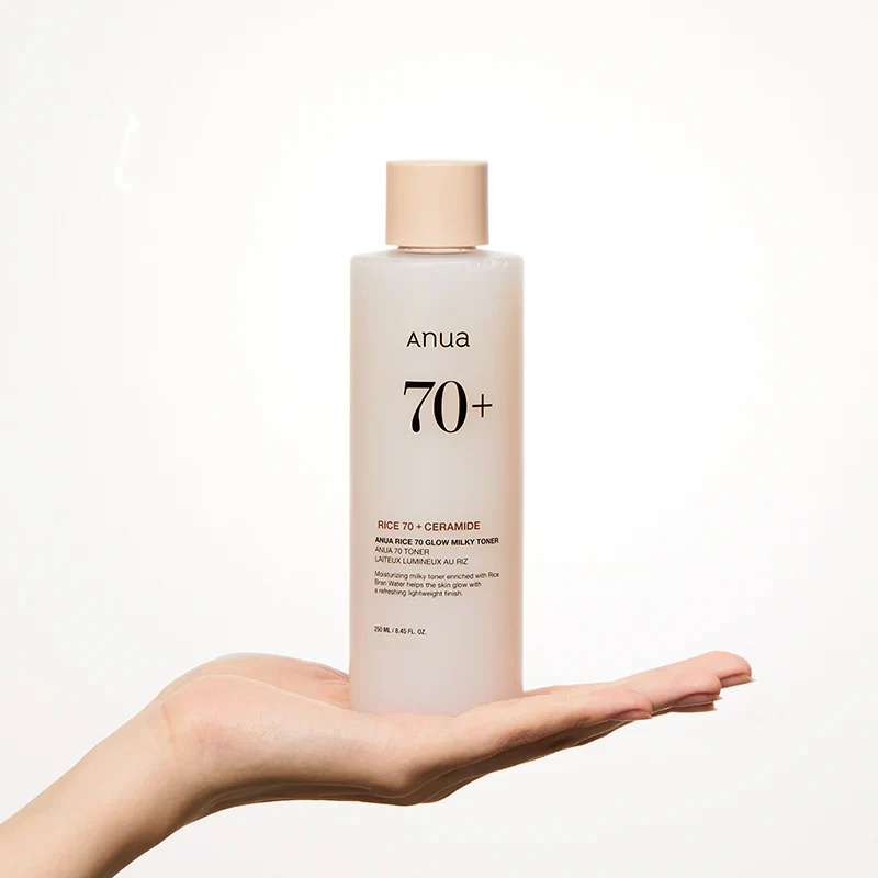 Anua Tónico facial rice 70 glow milky toner 250 ml - Image 7