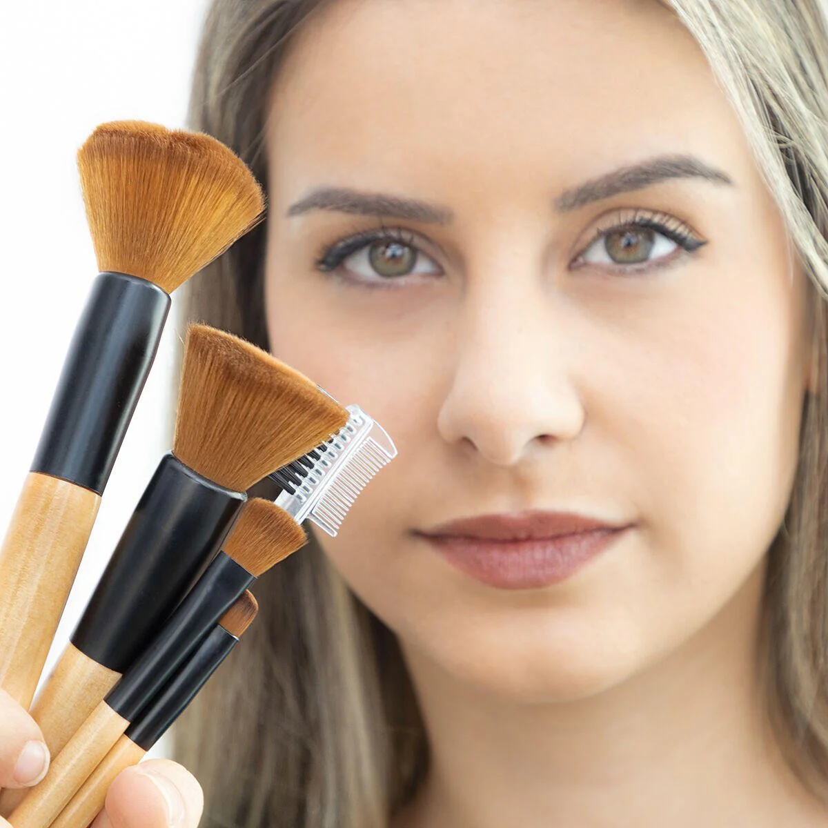 InnovaGoods Set brochas maquillaje 5 uds - Image 17