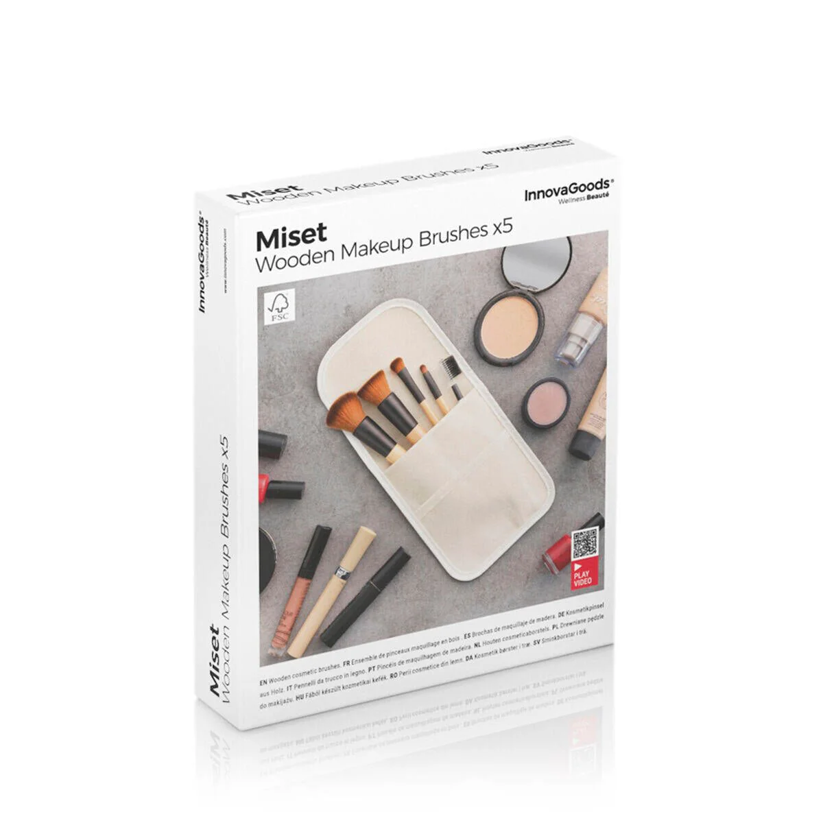 InnovaGoods Set brochas maquillaje 5 uds - Image 22