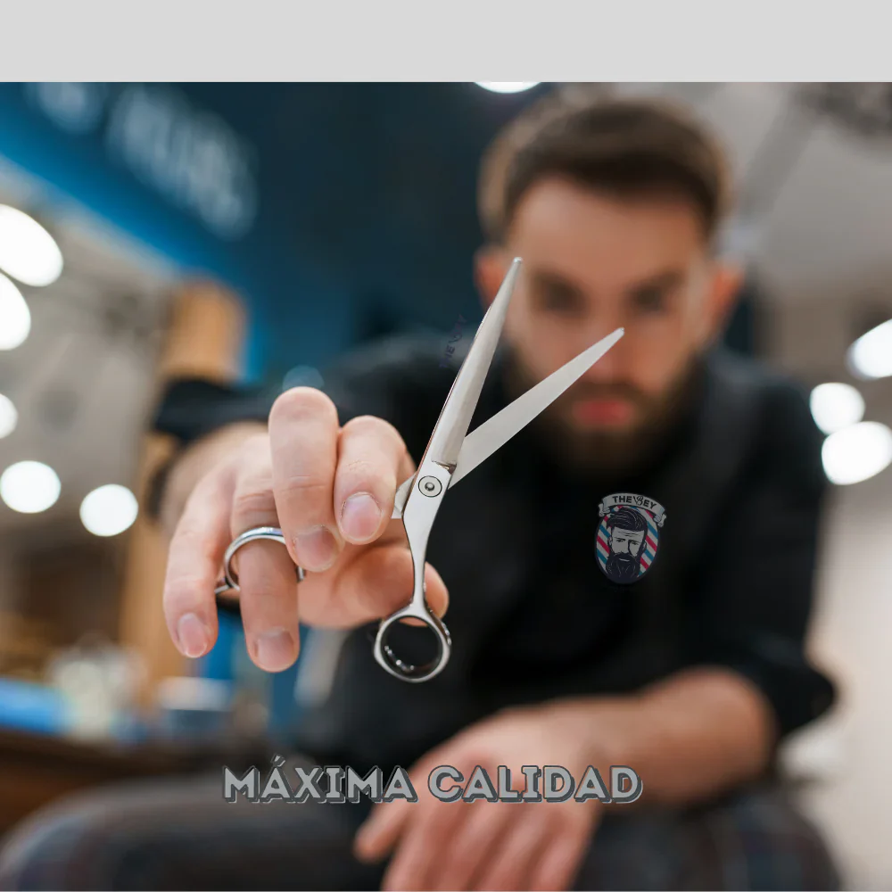 Hairfluencer The Bey Tijeras profesionales barbero 6,5" - Image 6