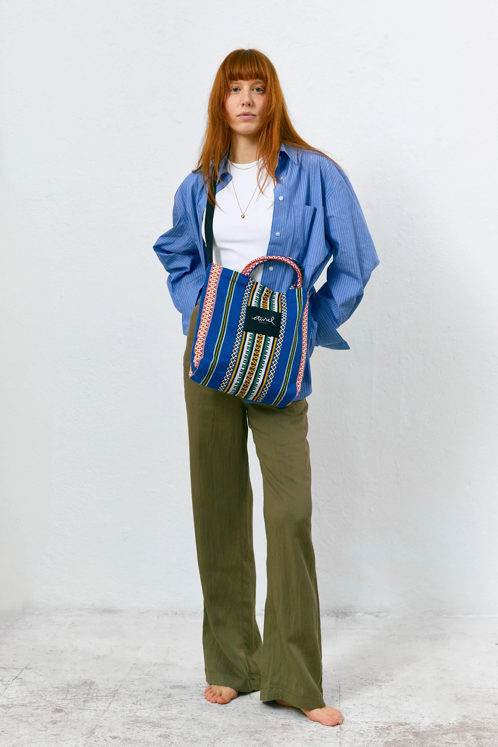 Eturel Bolso tote bag cruzada Granada azul - Image 2
