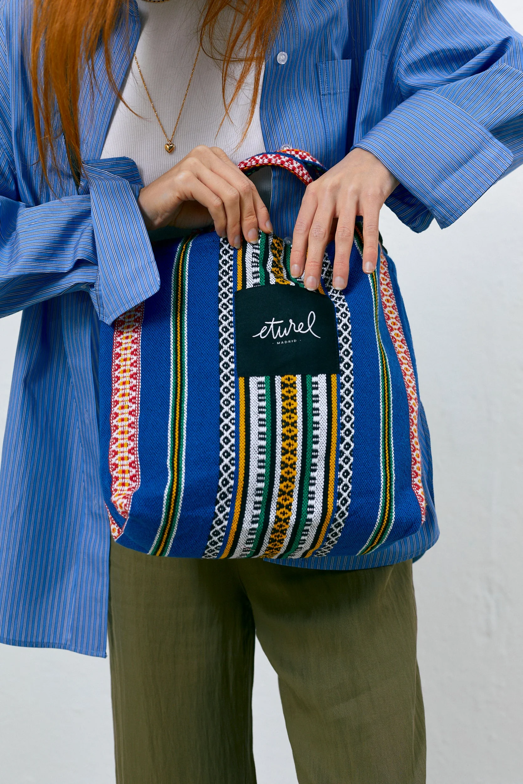 Eturel Bolso tote bag cruzada Granada azul - Image 3