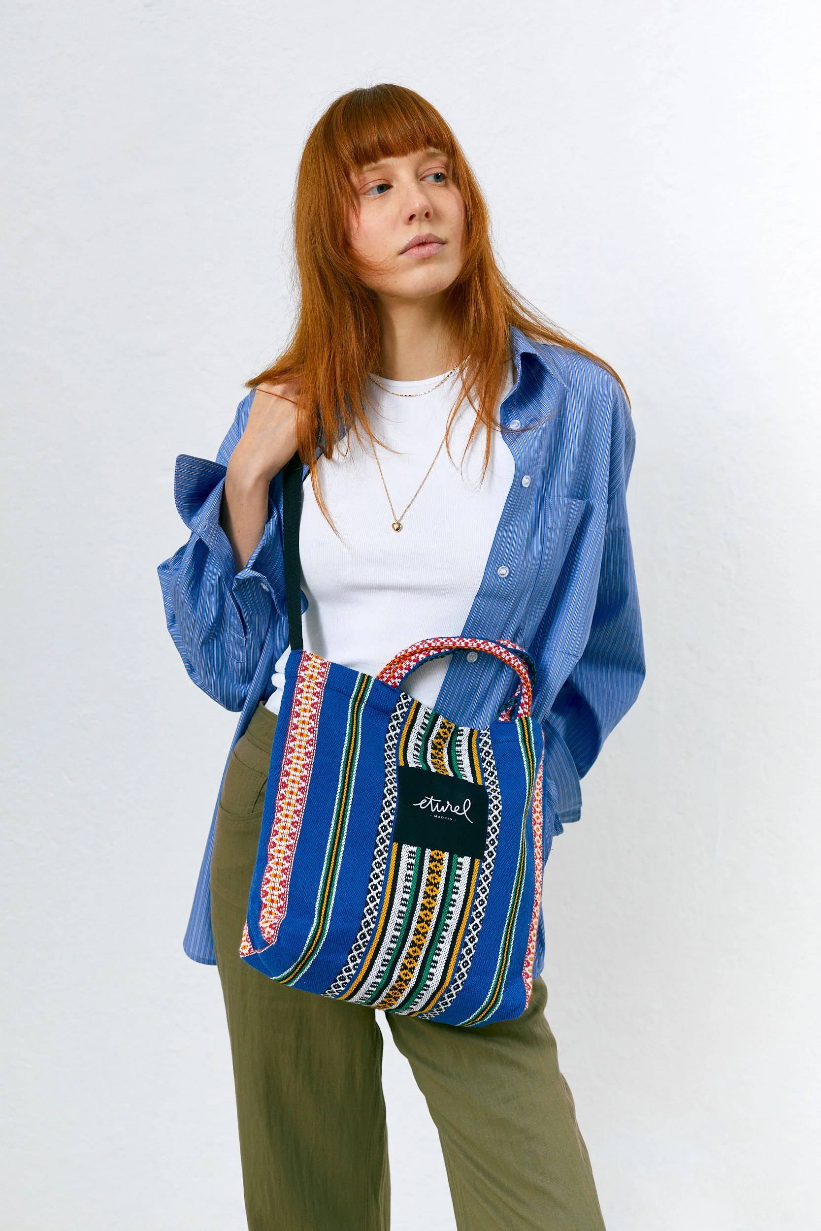Eturel Bolso tote bag cruzada Granada azul - Image 4