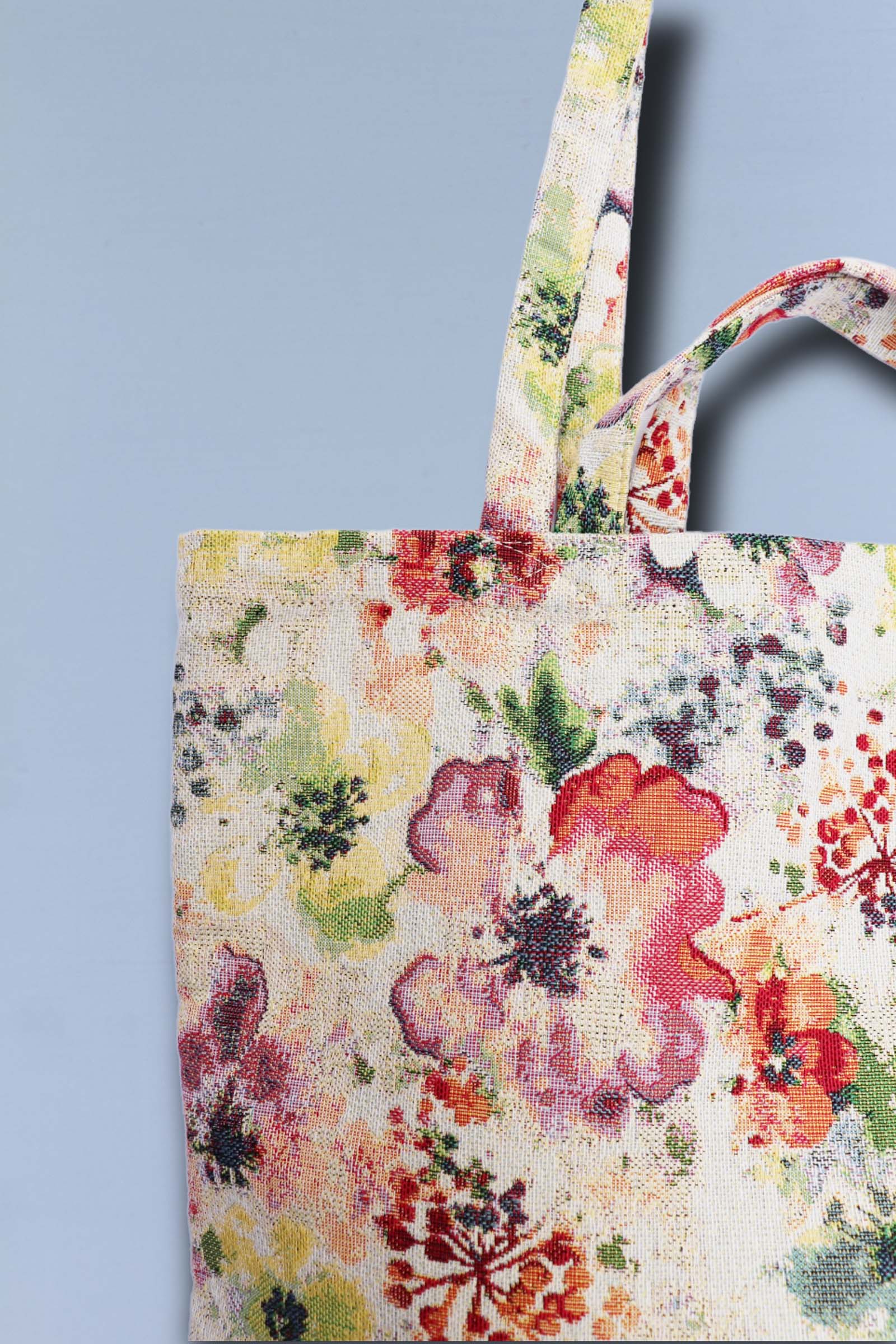 Eturel Tote Bag Jacquard Amapolas - Image 6
