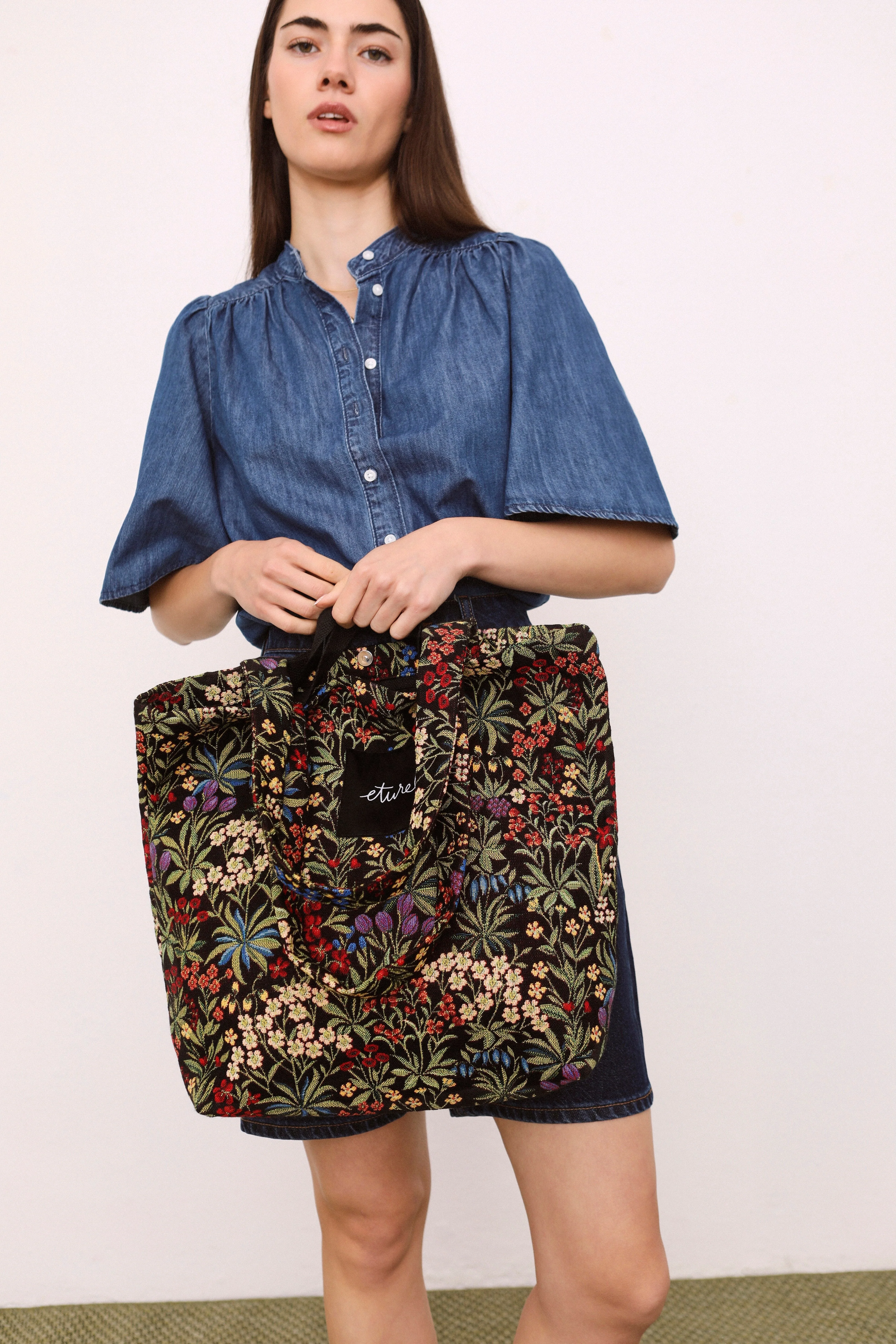 Eturel Tote Bag Tejido Jacquard