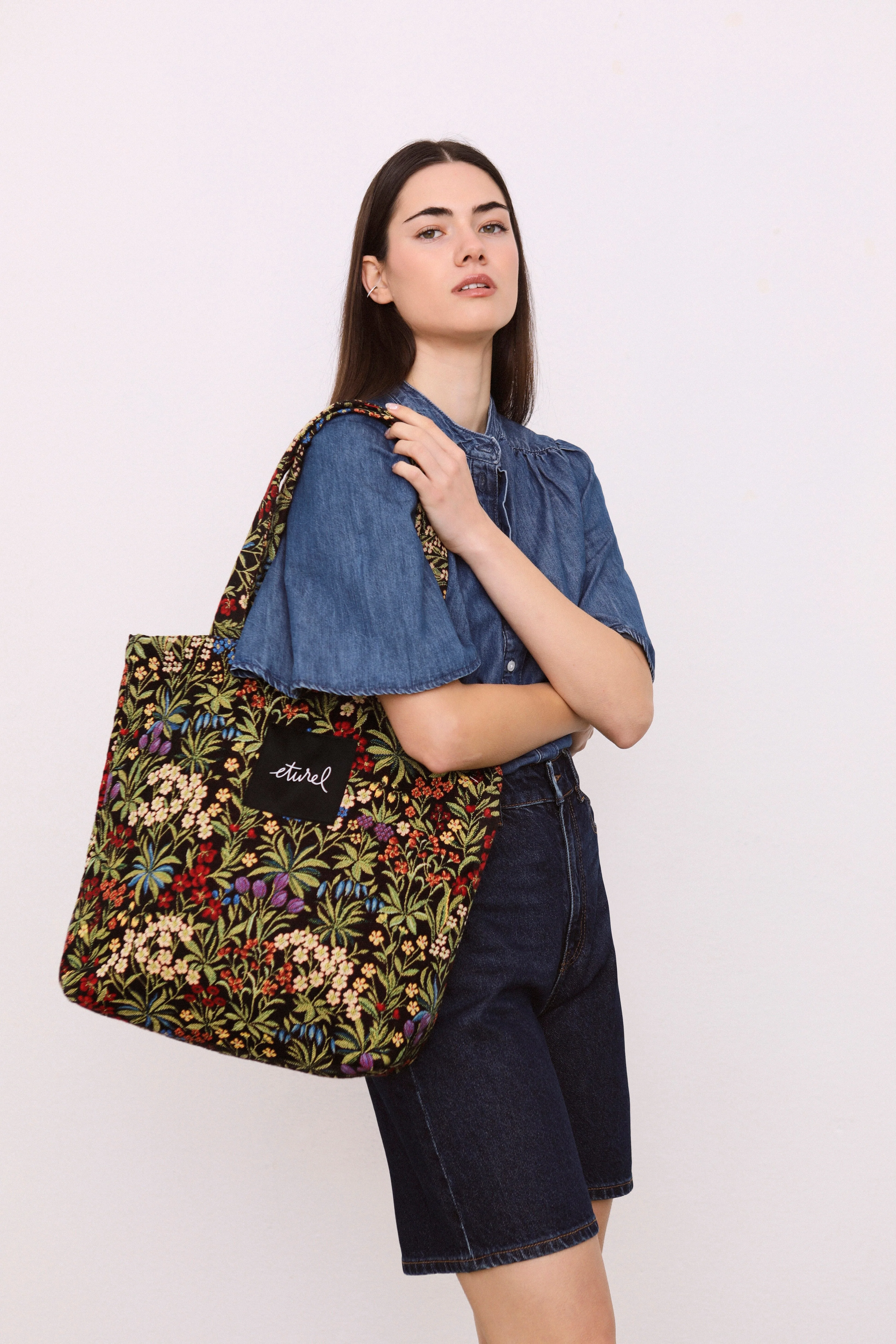 Eturel Tote Bag Tejido Jacquard - Image 2