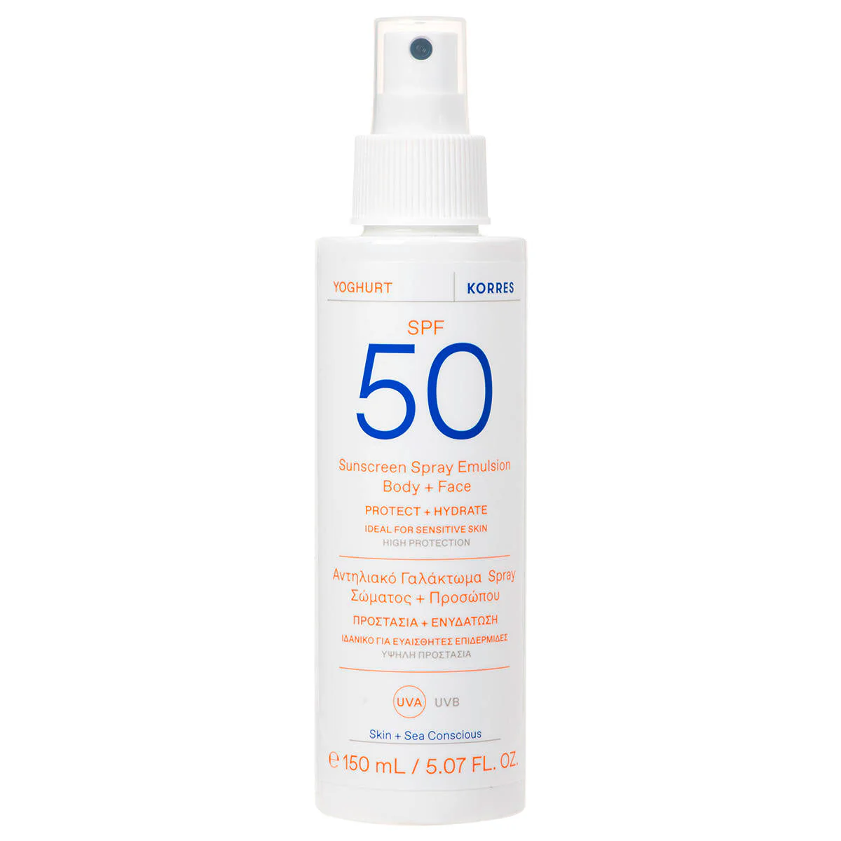 Korres Protector Solar Yogur SPF50+ 150 ml